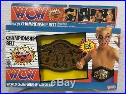 1991 Galoob WCW Championship Belt Sting MOC ULTRA RARE Mattel Hasbro LJN WWF WWE