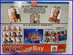 1991 Galoob WCW Championship Belt Sting MOC ULTRA RARE Mattel Hasbro LJN WWF WWE