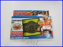 1991 Galoob Wcw Championship Belt Factory Sealed