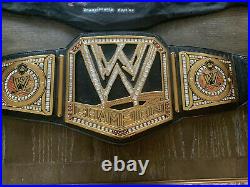 2013 WWE Scratch Logo Wrestling Adult Metal Championship Title Belt WWF
