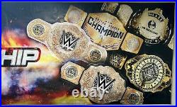 2023 WWE Championship Title Belts 14ft x 3ft Large Arena Store Banner SummerSlam