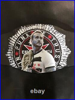 3D Cm Punk 434 Days Record Spinner Champion Ship Wrestling Belt Adult 2mmbrass 3D Cm Punk 434 Days Record Spinner Champion Ship Wrestling Belt Adult 2mmbrass