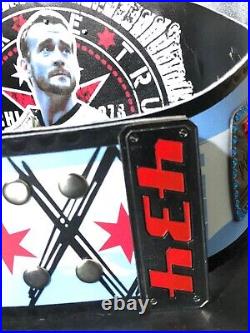 3D Cm Punk 434 Days Record Spinner Champion Ship Wrestling Belt Adult 2mmbrass 3D Cm Punk 434 Days Record Spinner Champion Ship Wrestling Belt Adult 2mmbrass