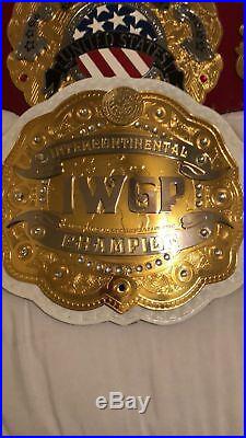 3x IWGP INTERCONTINENTAL HEAVYWEIGHT UNITED STATES Championship Title Adult Size