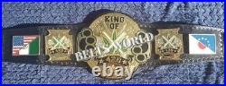 420 Wrestling Championship Stacked Plated Belt 4mm ZINC