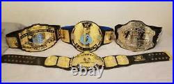 4 SET OF WORLD Wrestling championship 4MM BELTS