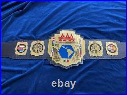 AAA Wrestling Championship Latin America Campeon Latino American Belt 4MM