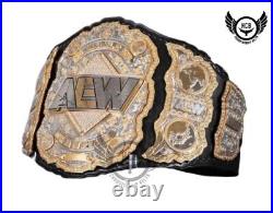 AEW All Elite Wrestling Championship Title Replica Belt Black Leather 2mm