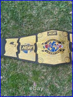 AEW All Elite Wrestling International Championship Belt Replica Brass 2mm/4mm
