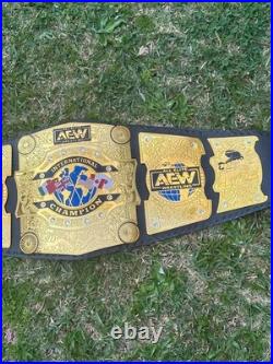 AEW All Elite Wrestling International Championship Belt Replica Brass 2mm/4mm