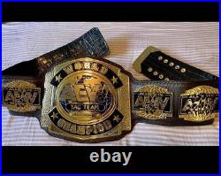 AEW Championship Tag Team Heavy Weight Wrestling Title Belt 4 mm Zinc