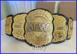 AEW HeavyWeight Wrestling Championship Replica Adult Title Zinc Belt 4mm 6mm