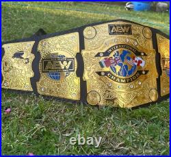 AEW New Championship Belt AEW World Wrestling Championship Belt Adult Size Title