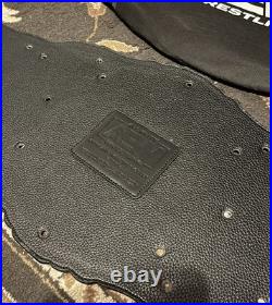 AEW Shop World Championship Belt-Restoned with Swarovski stones on real leather