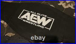 AEW Shop World Championship Belt-Restoned with Swarovski stones on real leather