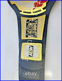 AEW TNT Black Wrestling Championship Replica Title Adult Size Brass Belt 2mm 4mm