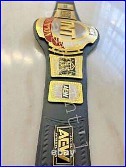 AEW TNT Black Wrestling Championship Replica Title Adult Size Brass Belt 2mm 4mm