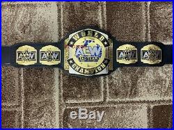 AEW WORLD TAG TEAM WRESTLING Championship Belt. Adult Size. Dual plated