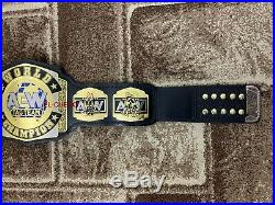 AEW WORLD TAG TEAM WRESTLING Championship Belt. Adult Size. Dual plated