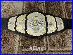 AEW WORLD WRESTLING Championship Belt. Adult Size. Dual plated