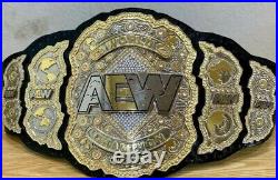 AEW World Champion Belt All Elite Wrestling Championship Replica Belt 4mm Zinc