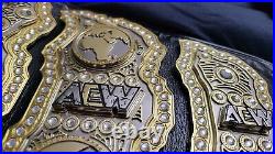 AEW World Championship. HD/CNC TV Accurate. 4-Layer Zinc Plates. Real Leather