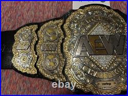 AEW World Championship Title Belt Replica Restoned NOT OFFICIAL