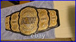 AEW World Championship Wrestling Replica Belt 4mm Brass Adult Size Collectible