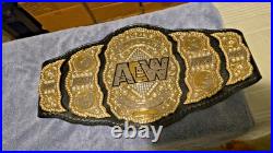 AEW World Championship Wrestling Replica Belt 4mm Brass Adult Size Collectible
