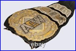 AEW World Championship Wrestling Replica Belt 4mm Brass Adult Size Collectible
