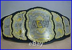 AEW World Championship Wrestling Replica Leather Belt