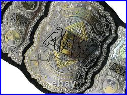 AEW World Championship Wrestling Replica Leather Handmade Belt TV Accurate