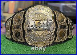 AEW World Championship belt AEW Replica All Elite Wrestling belt 4mm brass