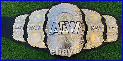 AEW World Championship belt AEW Replica All Elite Wrestling belt 4mm brass