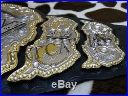 AEW World Heavyweight Championship Belt Replica Dual Plate 4mm zinc