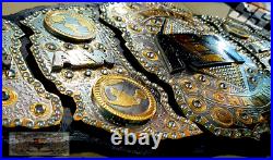 AEW World Heavyweight Championship wrestling leather Belt 4MM