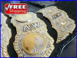AEW World Heavyweight Wrestling Championship Belt 4mm Brass Replica