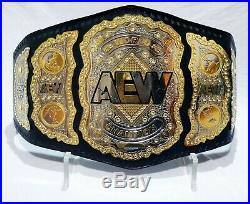 AEW World Heavyweight Wrestling Championship Belt Adult Size Replica Belt New