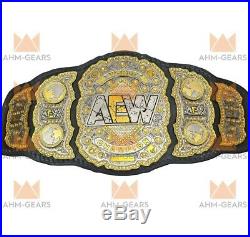 AEW World Heavyweight Wrestling Championship Belt Adult Size Zinc metal
