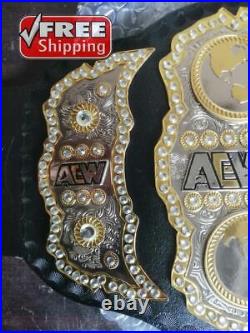 AEW World Heavyweight Wrestling Championship Belt Brass Replica