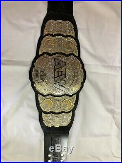 AEW World Heavyweight Wrestling Championship Replica Belt 3 MM Brass Double Plat
