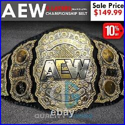AEW World Wrestling Championship Title (2 LAYERS) Replica Belt Adult Size
