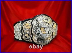 AEW World Wrestling Championship Title (2 LAYERS) Replica Belt Adult Size