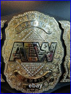AEW World Wrestling Championship Title Adult Size Belts Heavyweight Belt 6MM NEW