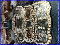 AEW World Wrestling Championship Title Replica Belt Dual Plated Brass Adult Size