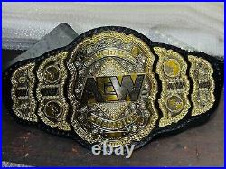 AEW world Championship Wrestling Title Belt Adult Replica Size 2mm Brass new