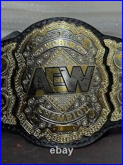 AEW world Championship Wrestling Title Belt Adult Replica Size 2mm Brass new