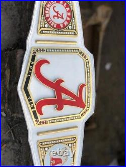 ALAMABA CRIMSON TIDE AND ROLL TIDE Custom ChampionShip Wrestling Belts 2mm Brass