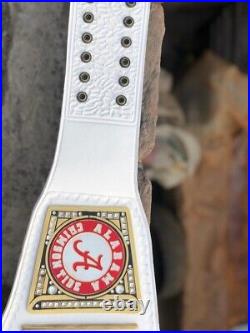 ALAMABA CRIMSON TIDE AND ROLL TIDE Custom ChampionShip Wrestling Belts 2mm Brass