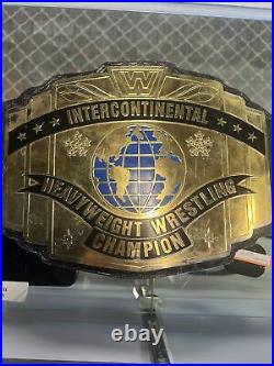 AUTHENTIC BRASS WWF Intercontinental Heavyweight Wrestling Championship Belt